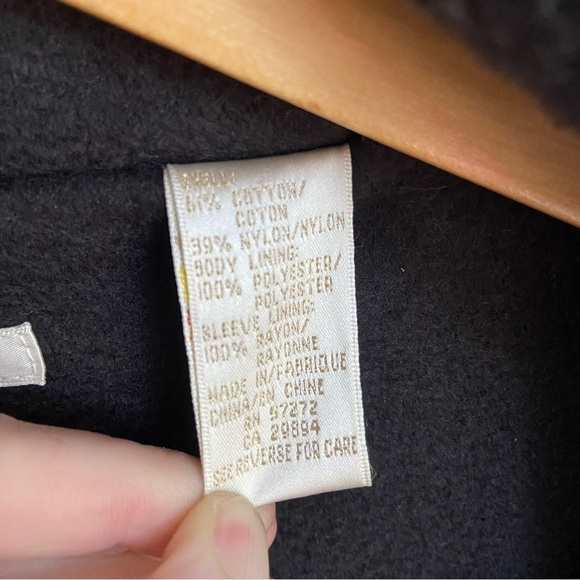 Vintage Perry Ellis Nylon Blend Hooded Jacket Brown Size XL - Picture 12 of 13